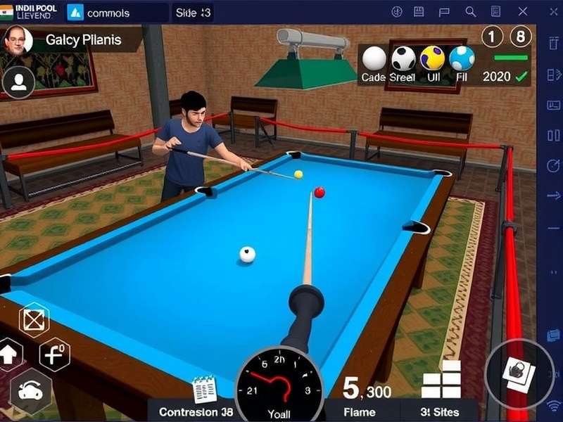 3D India Pool Legend gameplay screenshot